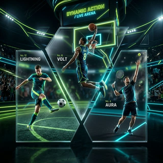 Sports Action Collage